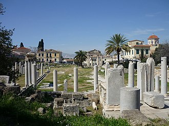 Remains of the Roman Agora, Athens Tower of the Winds - panoramio - Robert Freeman (1).jpg