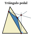 Triángulo pedal