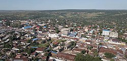 An overhead view of Tshikapa