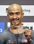 Azizulhasni Awang, bronza medalo en kejrino, estis la unua malajziano atinginta medalon en olimpika bicikla konkurso