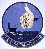 Insignia of USS Saipan