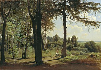 «На опушке леса. Полдень», (1871), холст, масло Нижнетагильский художественный музей изобразительных искусств.