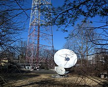 WNJN transmitter at Montclair State University WNJN-TV Montclair dishes jeh.jpg