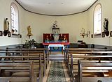 Intérieur de la chapelle.