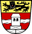 Wappen des 1972 im Zug der Gebietsreform aufgelösten Landkreises Schongau.