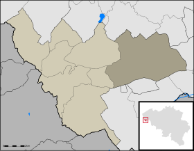 Localisation de Wytschaete
