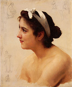 BOUGUEREAU William-Adolphe (1825-1905) Study Of A Woman