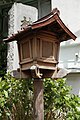 Oyama lantern at the shrine entrance