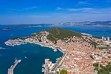 #2 Split Aerial view of Split in Croatia (48608603871).jpg