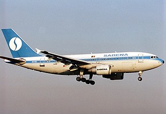 Sabena Airbus A310 OO-SCC, Bryssel 1996