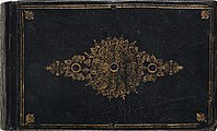 Front of album binding