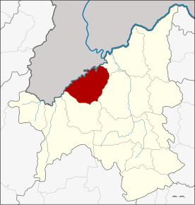 Amplasarea districtului în provincia Loei