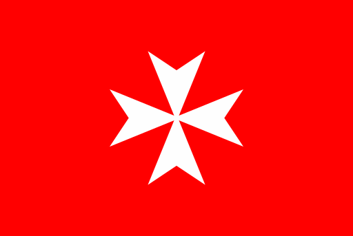 Flag of the works of the Sovereign Military Order of Malta
