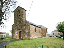 De kerk van Belleville-sur-Bar