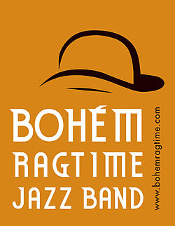 A Bohém Ragtime Jazz Band logója