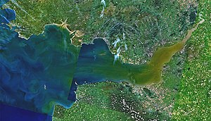 Landsat 7 image of the Bristol Channel