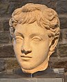 Un giovane Commodo, nato nell'agosto del 161 e futuro erede di Marco Aurelio.