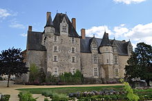 Façade arrière du château de Baugé.