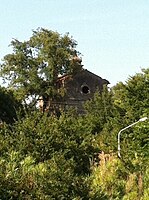 Chiesa Santa Chiara vista dal Parco dei Martiri di Forte Bravetta (Bravetta)