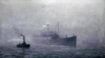 Oljemålning av fartyget från 1909