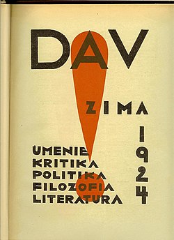 Časopis DAV, 1924 (obálka Mikuláš Galanda)