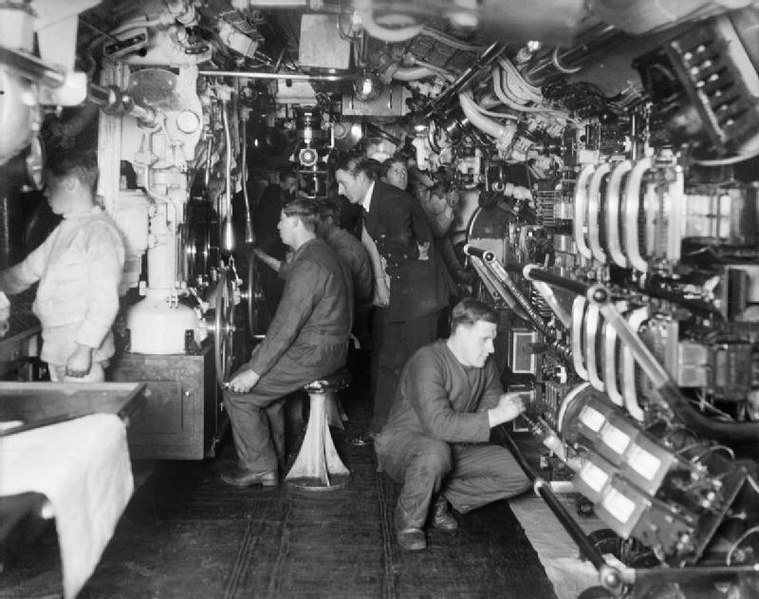 File:E class submarine interior IWM Q 18650.jpg