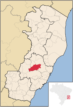 Location in Espírito Santo