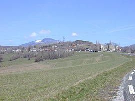 Vue du chef-lieu de Vanzy