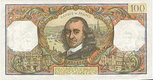 100 francs Corneille, Face verso