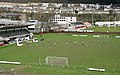 Im Vordergrund das Fußballstadion und im Hintergrund das Rugbystadion (April 2008)