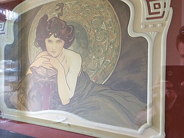 Art Nouveau wall picture