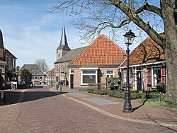 Gramsbergen, view of the Kerkstraat