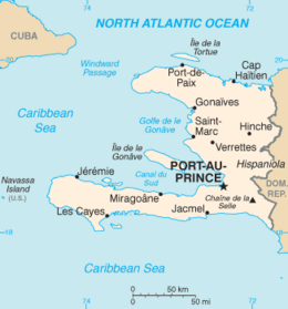 Mapa República do Haiti