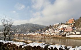 Horizonte de Hirschhorn (Neckar)