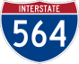 Interstate 564 marker