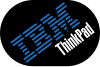 IBM ThinkPad logo askew badge monochrome.svg