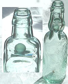 Photo d'une boutelle en verre