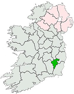 Location of Coonty Carlow