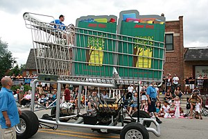 English: Jewel-Osco - monster shopping cart truck