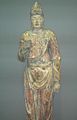 A Jin Dynasty wooden bodhisattva statue