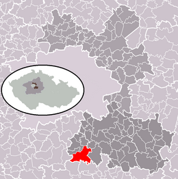 Kamenice - Localizazion