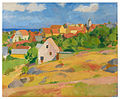 Karl Isakson: Blick über Gudhjem, 1921. Bornholms Kunstmuseum.