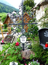 Grabstätte Johann Grill auf dem alten Friedhof in Ramsau