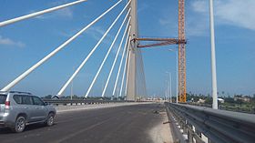 Pont Kigamboni en 2016.
