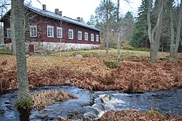 Bruksmiljö i Kirjakkala i Tykö nationalpark.
