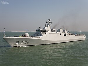 KRI Diponegoro on sea trials in Holland in April 2007. Photo courtesy of Mr Wim Kosten,maritimephoto.com