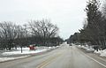 Looking south on County H