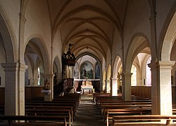 Intérieur de l'église.