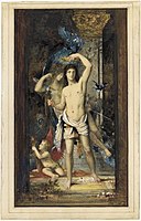 水彩画『若者と死』1881年頃 ルーヴル美術館所蔵