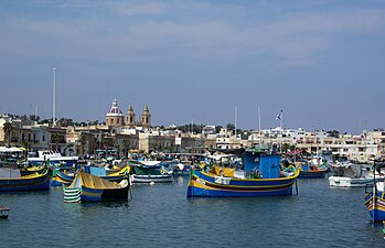 Hamnen i Marsaxlokk.